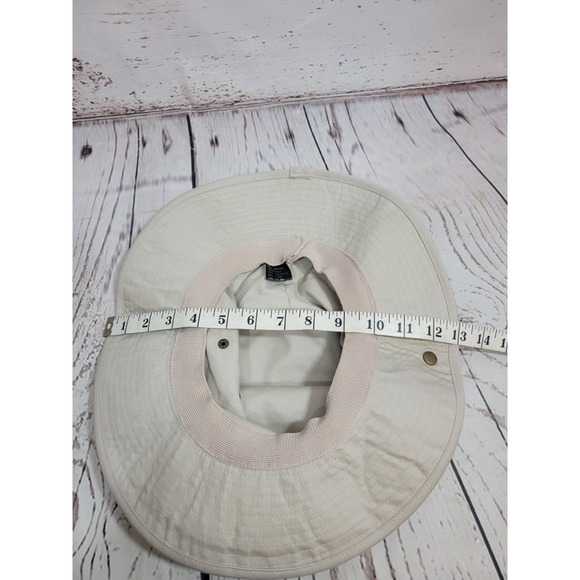 Safari Hunting Bucket Hat Men's Khaki Snap Up Brim Outdoor One Size - Picture 4 of 7